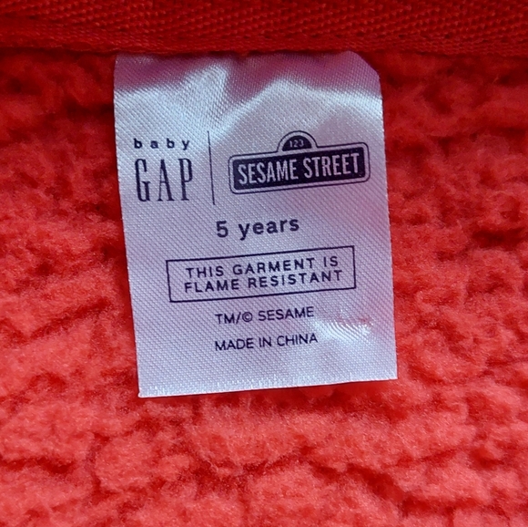 Gap Elmo super soft fleece one-piece - Picture 11 of 15